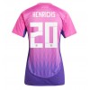 Damen Fußballbekleidung Deutschland Benjamin Henrichs #20 Auswärtstrikot EM 2024 Kurzarm